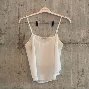 Tobi White Layered Camisole Top